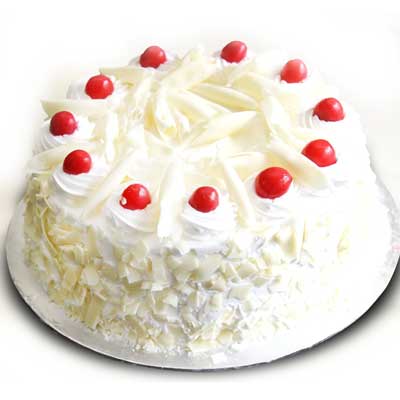 "Round shape White forestCake - 1kg (Bangalore Exclusives) - Click here to View more details about this Product